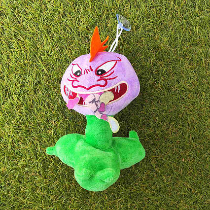 М'яка плюшева іграшка рослиніння проти зомбі Зубастик N2 з гри Plants vs Zombies 16 см