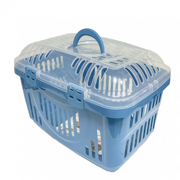 Контейнер-переноска Rocket Transparent з верхнім прозорим відкриттям, розмір 49 x 33 x 33 см