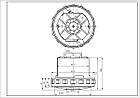Двигун для миючого пилососа Zelmer \ Bosch 00145664 Domel 1600W D=130/92mm H=30/130mm, фото 2
