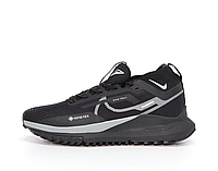 Кросівки чоловічі Nike Pegasus Trail 4 Gore-Tex чорні з сірим, тексильні всередині термо. код KD-14459