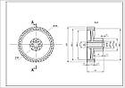 Шестерня середня для м'ясорубки Zelmer \ Bosch 187.0004 00793636, фото 2