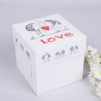 Коробка "куб" love, Арт.45259