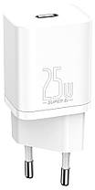 МЗП Baseus 25W Super Si QC Type C to Type C USB-C (TZCCSUP-L02) white, фото 3