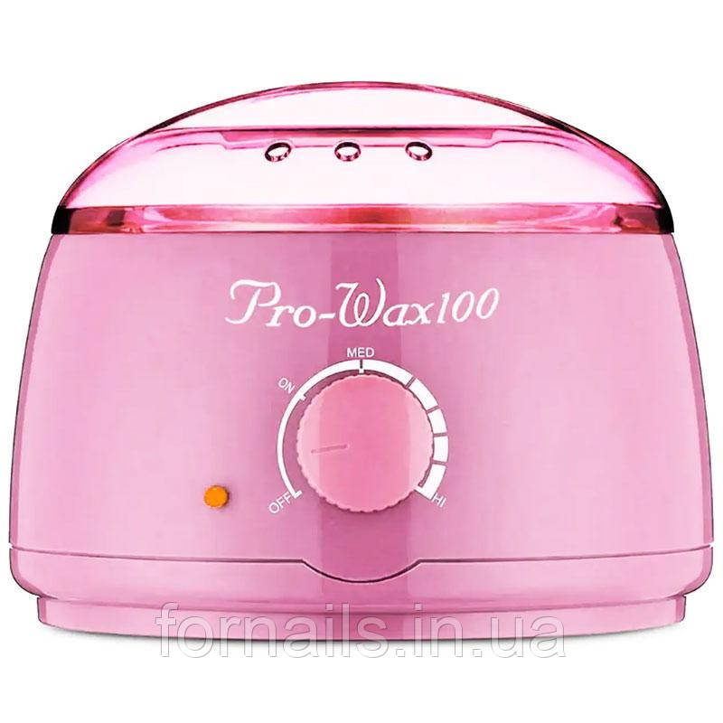 Pro-wax 100 Воскоплав для воску в банці, в гранулах, в таблетках, рожевий., фото 1