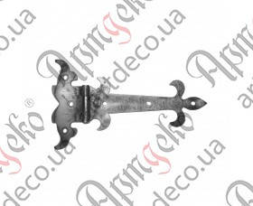 Завіса декоративна стріла, накладка на петлі 125х212х2 Арт. 61.332