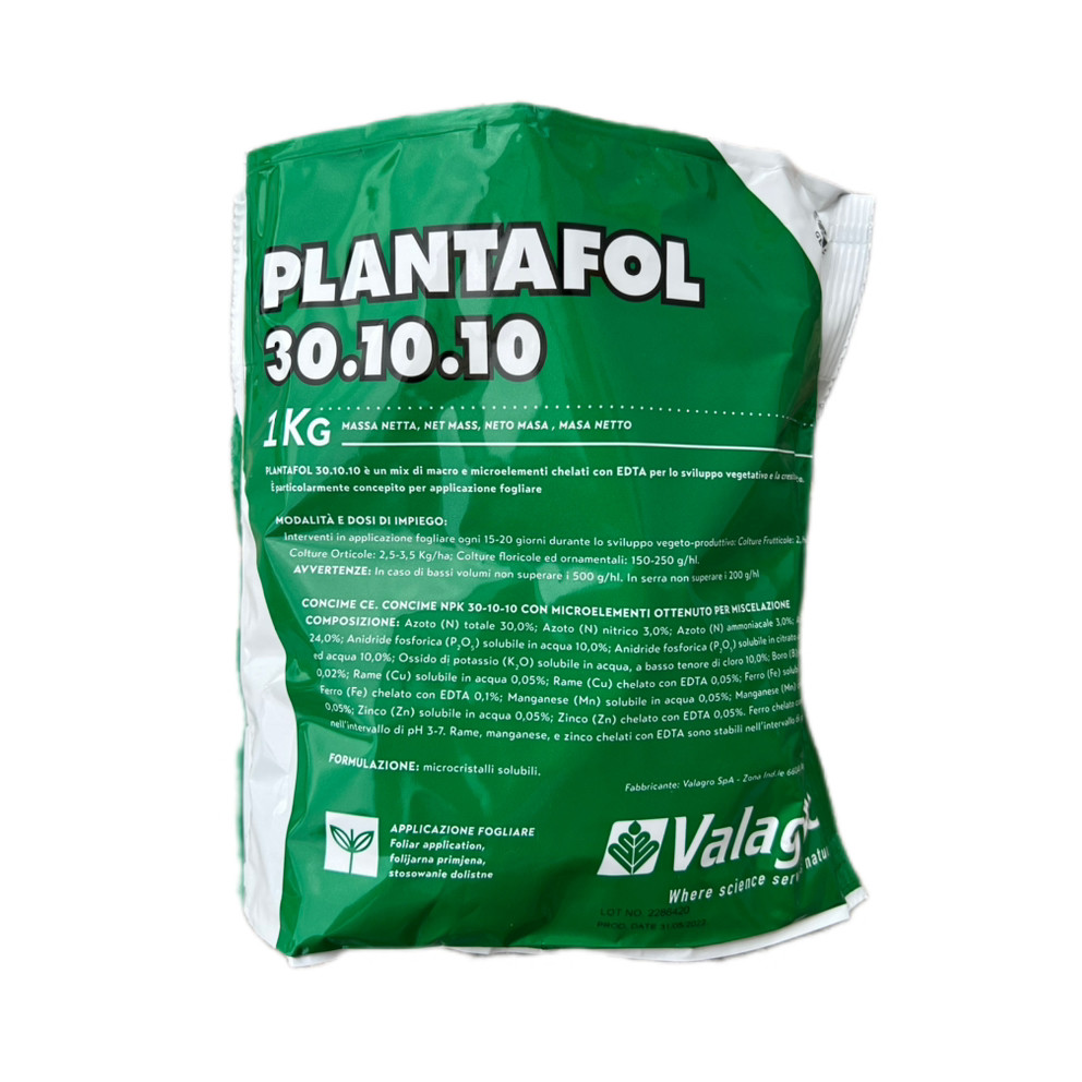 Плантафол 30-10-10 (Plantafol 30-10-10) 1кг Valagro