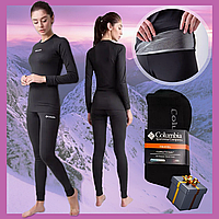Термобелье COLUMBIA женское термо-белье спортивное зимнее зимы бега повседневное лучшее носки в подарок S