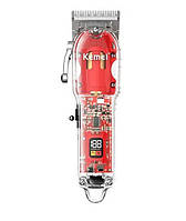 Машинка для стриження Kemei Km-1761 (4 насадки, USB-кабель, дисплей), фото 2