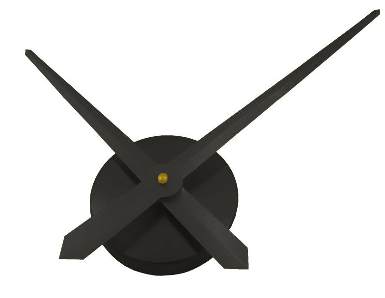 Часы настенные 3D "DIY CLOCK" черные от 50 до 70см (ZH521-B) - фото 3 - id-p1969375161