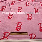 Тканина велюр Плюш (спорт) принт друкований Барбі, фото 2