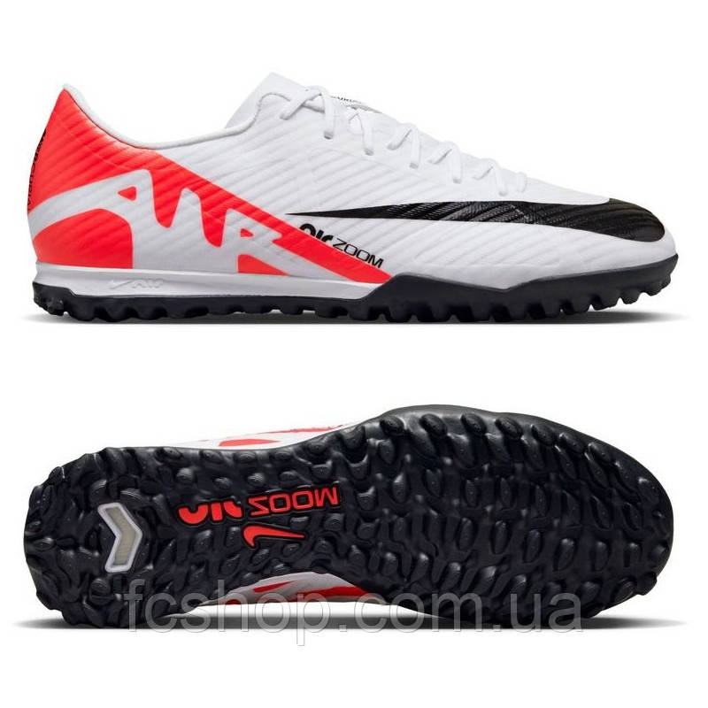 Сороконіжки Nike Air Zoom Mercurial Vapor 15 Academy TF DJ5635-600, Білий, Розмір (EU) — 44