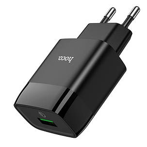 МЗП Type C 18W/3A/QC3.0 C72Q Hoco black, фото 3