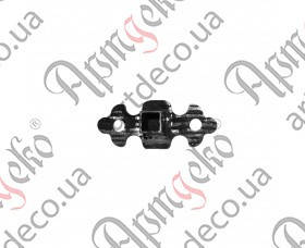 Кріплення монтажне 35х100х40/40х4 під кв.12 на два дюбеля  Арт. 64.014