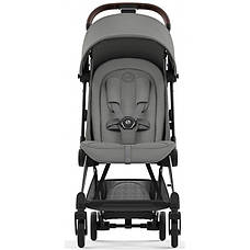 Коляска прогулянкова Cybex Coya Mirage Grey шасі Chrome Dark Brown, фото 3