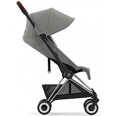 Коляска прогулянкова Cybex Coya Mirage Grey шасі Chrome Dark Brown, фото 5