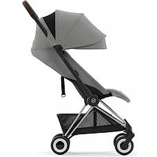 Коляска прогулянкова Cybex Coya Mirage Grey шасі Chrome Dark Brown, фото 6