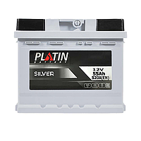 Автомобильный аккумулятор PLATIN Silver MF (LB1) 55Ah 520A R+