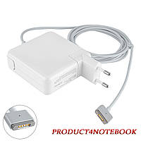 Блок питания для ноутбука APPLE MagSafe2 20V, 4.25A, 85W, White, квадратный, с евро-адаптером, T-образный