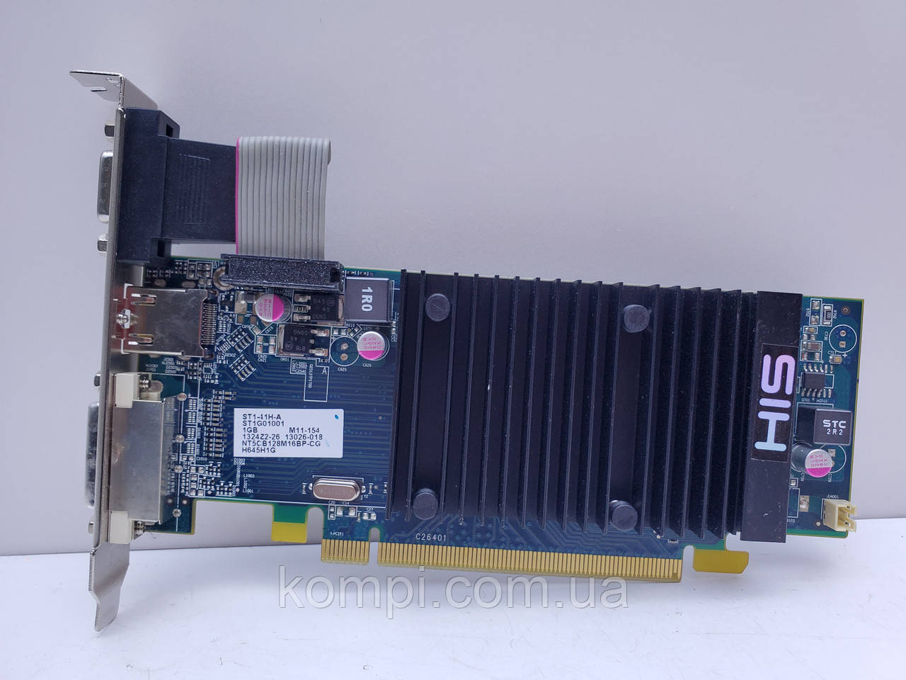 Відеокарта HIS Radeon HD 6450 1GB (GDDR3,64 Bit,HDMI,PCI-Ex,Б/у)