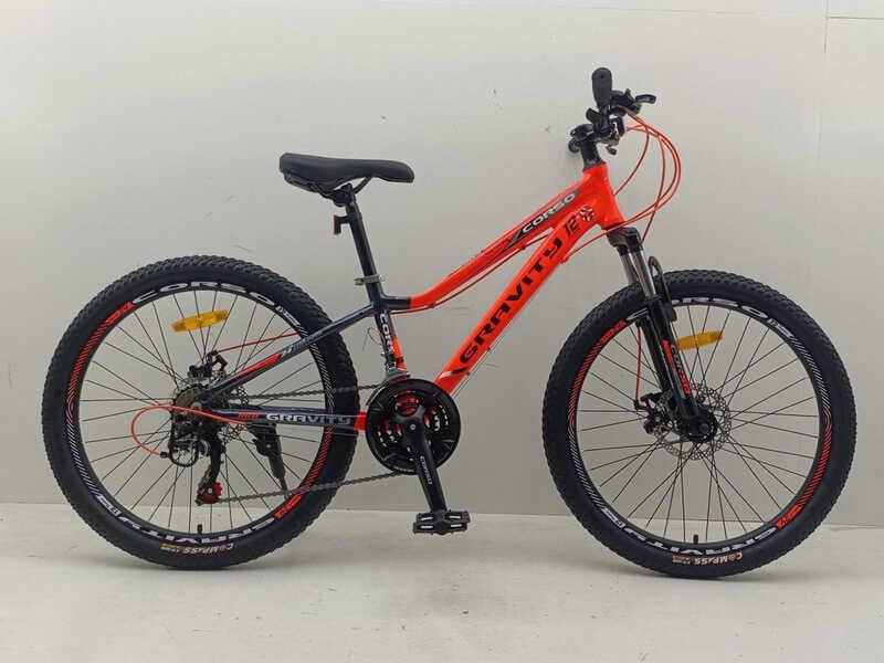 Велосипед Спортивний Corso «Gravity» 24" дюйми GR-24005 (1) рама алюмінієва 12’’, обладнання Shimano 21 швидкість, зібран на 75%