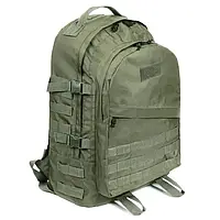 Тактический рюкзак органайзер 40 л. Олива. крепкий. штурмовой. с водоотталкивающей ткани.