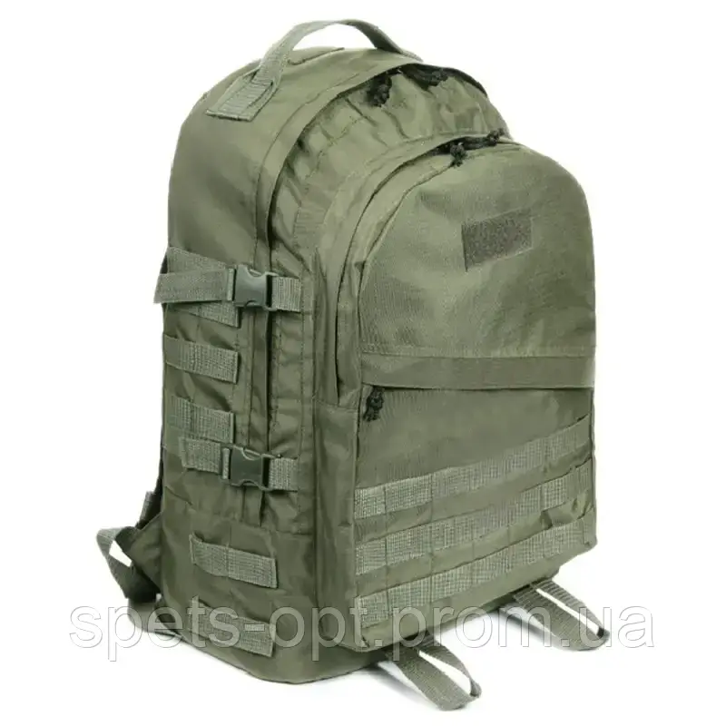 Тактичний рюкзак органайзер 40 л. Олива. міцний. штурмовий. з водовідштовхувальної тканини.