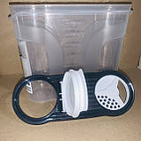 Контейнер для сипучих з клапаном и дозаторами 2150 мл, фото 5