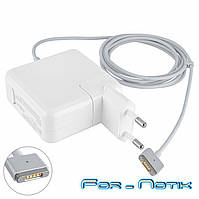 Блок живлення MagSafe2 45W APPLE 4.85V 3.05A White для ноутбука квадратний, з євроадаптером (A1436),