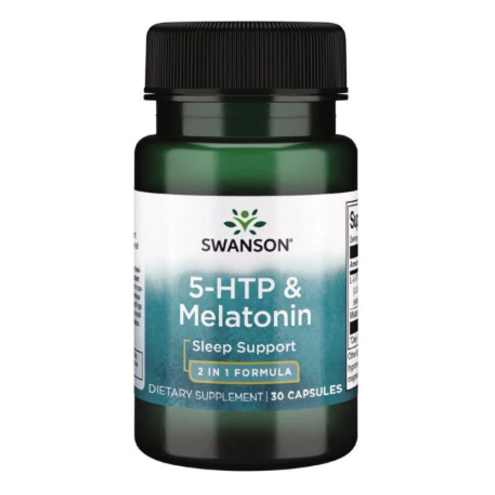Ultra 5-HTP Melatonin - 30 veg caps