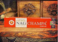 Аромапалочки Vijayshree - Golden Nag Champa (Чампа) 15 грамм (Zp23482)