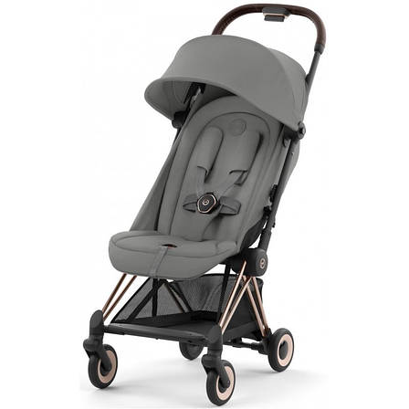Коляска прогулянкова Cybex Coya Mirage Grey шасі rosegold, фото 1