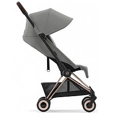 Коляска прогулянкова Cybex Coya Mirage Grey шасі rosegold, фото 5
