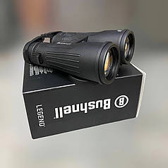 Бінокль Bushnell Legend Black 10x50 мм, IPX7, Чорний, водонепроникний, наший ремінь, чохол