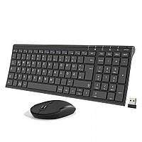 Комплект Беспроводной Клавиатура + Мышь IClever GK03 2.4G Black (DT) УЦЕНКА