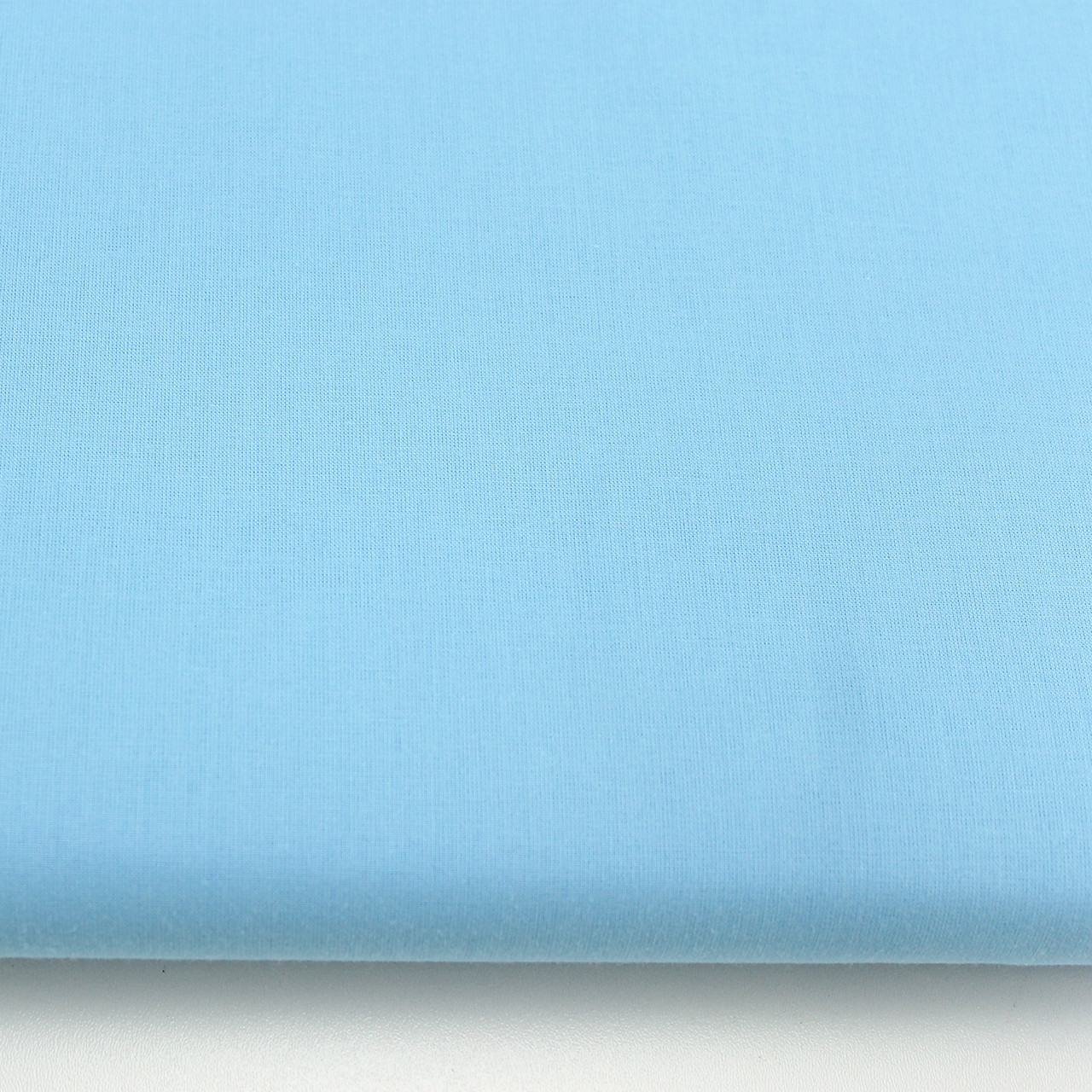 Однотонна польська бязь небесно-блакитного кольору 135 г/м2 №1823, фото 1