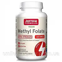 Метилфолат (активна фолієва кислота) 400 мкг 60 капс контроль гомоцистеїну при аутизмі  Jarrow Formulas США