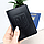 Подарунковий чоловічий набір №77: портмоне + ремінь + обкладинка на паспорт (чорний глянсовий), фото 8