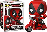 Фигурка Фанко Поп Funko Pop Deadpool on scooter Дэдпул на скутере 10 см №48