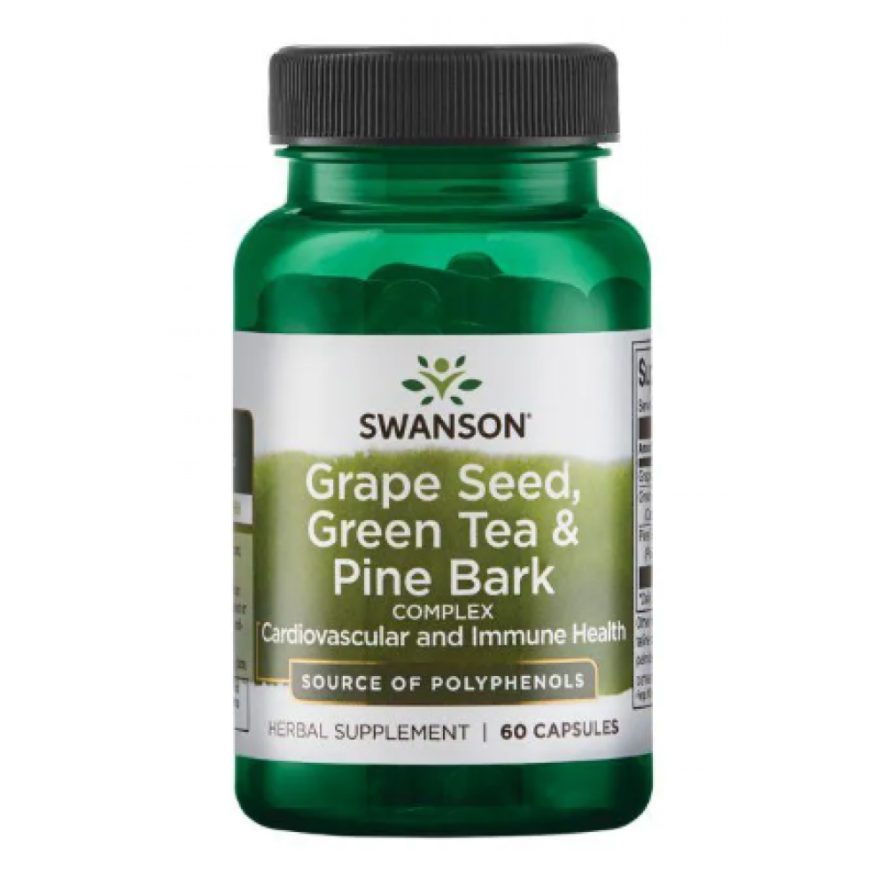 Grape Seed green tea pine bark - 60caps