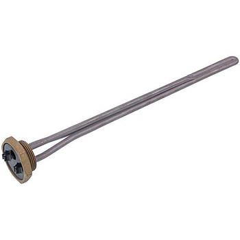 Тен для чавунних батарей Kawai 1200W (нержавіюча сталь) L=365mm D різьблення = 1 1/4'' (різьба ліва)