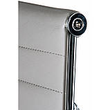 Офісне крісло Solano сіре на хром коліщатках, фото 5