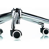 Офісне крісло Solano сіре на хром коліщатках, фото 8