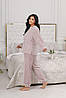 Р. 42-62 Жіночий домашній махровий костюм піжама батал і норма, фото 4