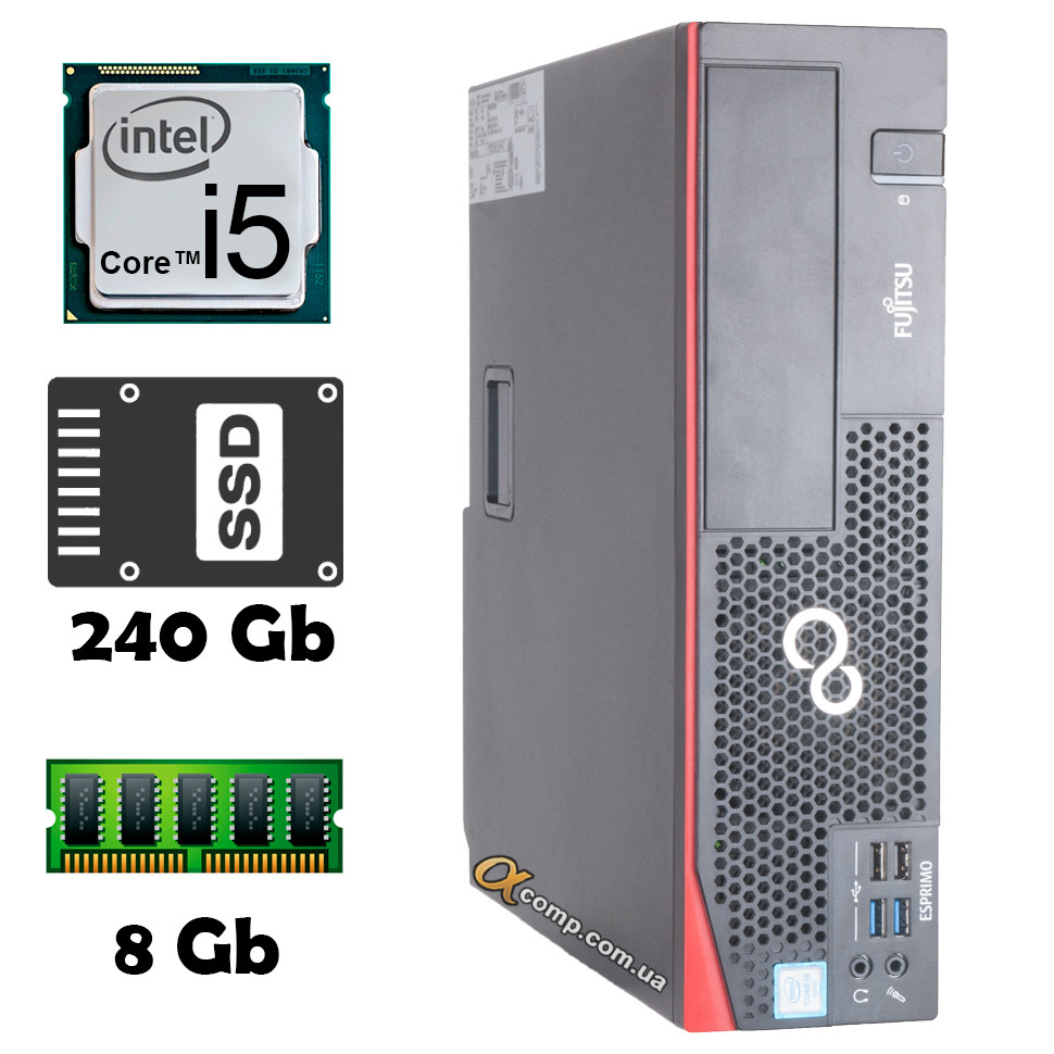 Fujitsu ESPRIMO D757 SFF (i5-6400 • 8Gb • ssd 240Gb) БВ, фото 1