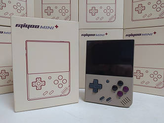 Портативна ретро ігрова приставка Miyoo Mini Plus Grey 64 Гб 8 000 ігор PlayStation Super Nintendo Денди Sega