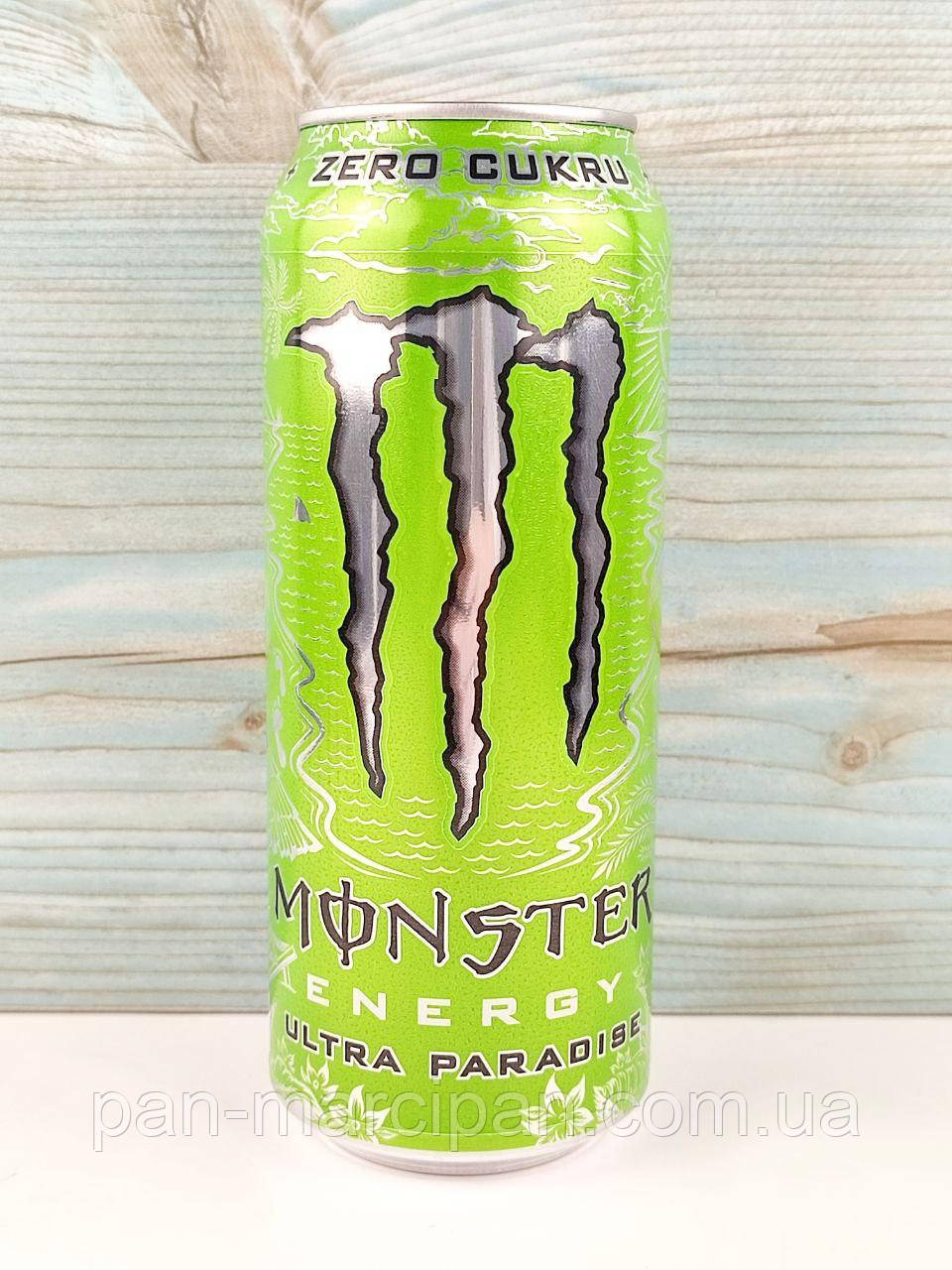 Газований енергетичний напій без цукру Monster Energy Ultra Paradise 500 мл Велика Британія