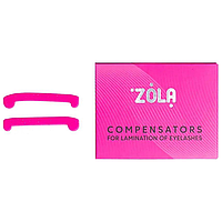 Компенсаторы для ламинирования ресниц Zola розовые