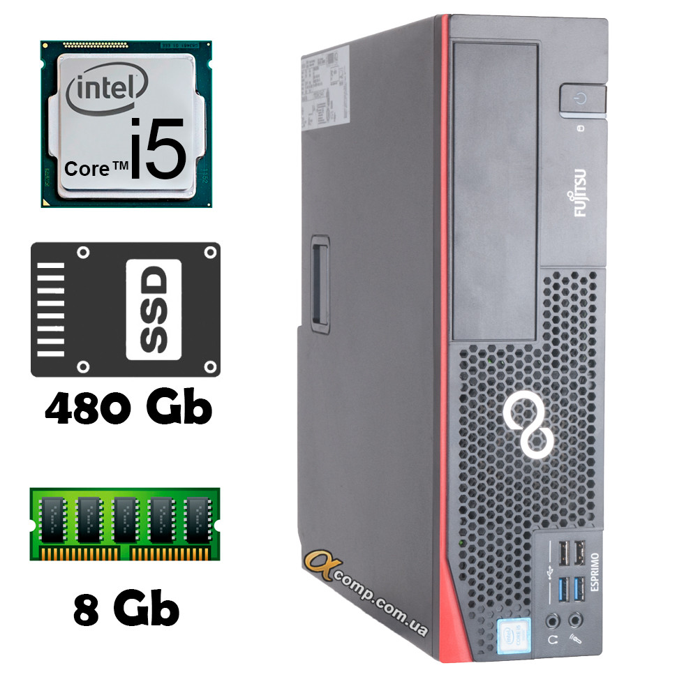 Fujitsu ESPRIMO D757 SFF (i5-6400 • 8Gb • ssd 480Gb) БВ, фото 1
