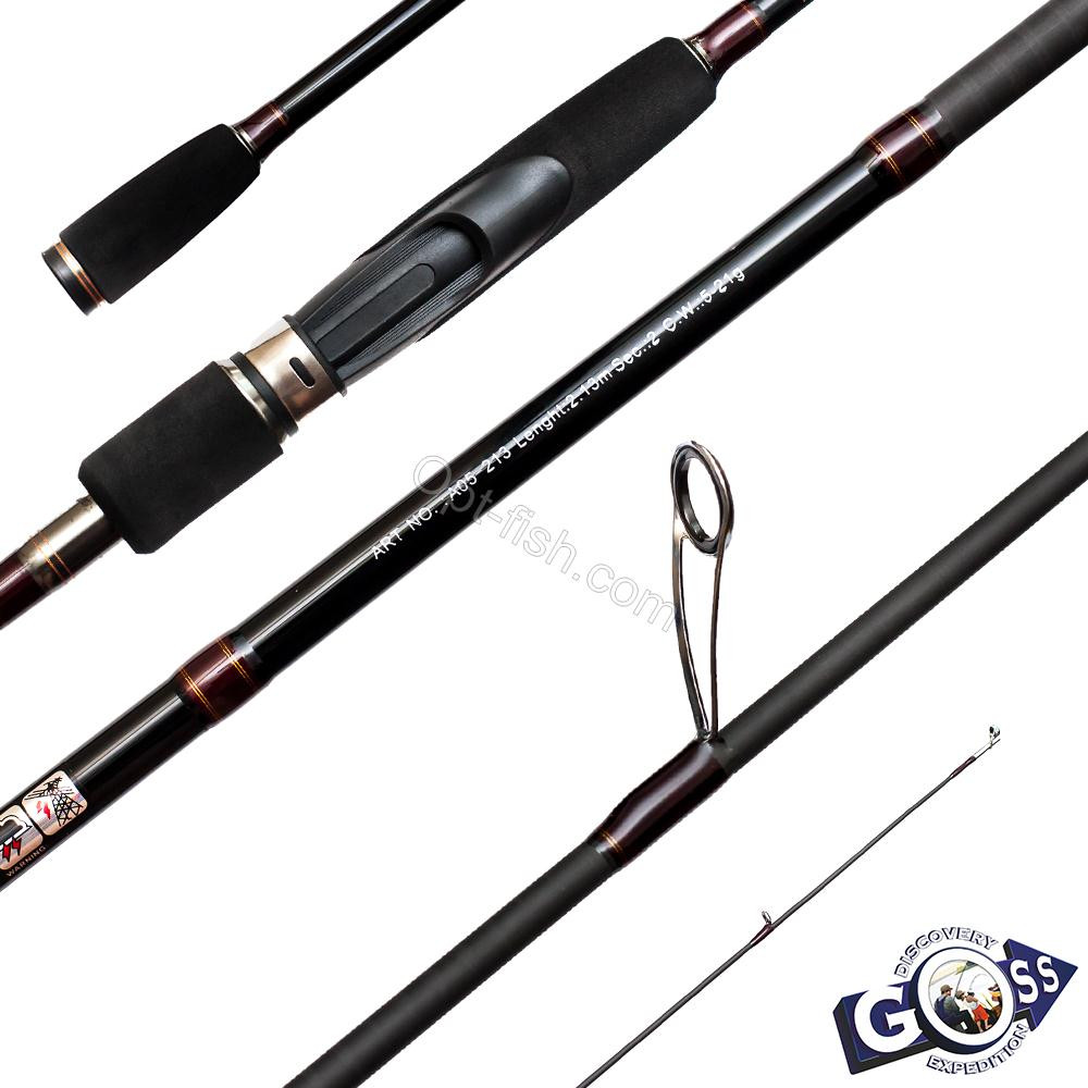 Спінінгове вудлище шт2 Goss Avenger A05-213 5-21g 2,13 м *