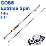 Спінінгове вудлище шт2 Goss Extrime Spin A11-210 1-9g 2,1 м *, фото 2